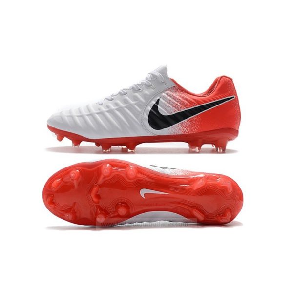 Nike Tiempo Legend Elite FG Blanco Rojo